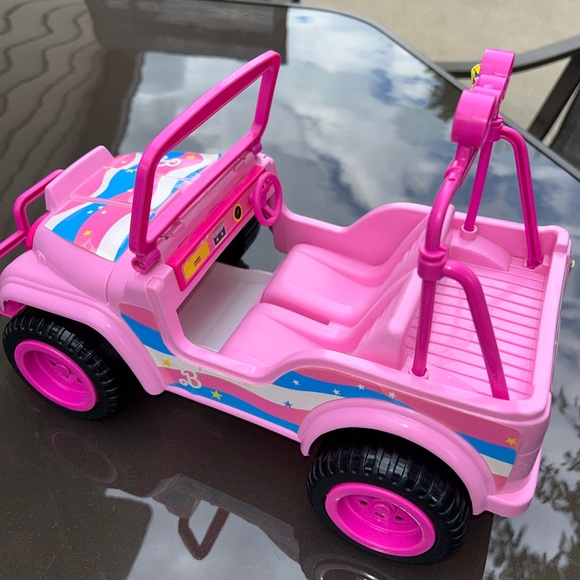 90s Pink Barbie Jeep - Picture 7 of 13